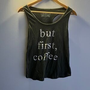 Chin Up Apparel Dark Grey Slogan Tank Top